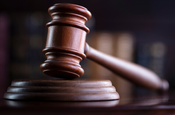 A hammer and gavel