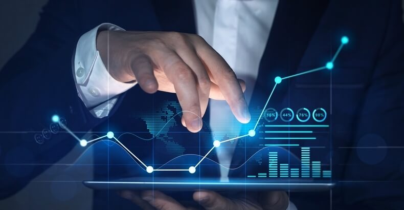 Image of business graph.
